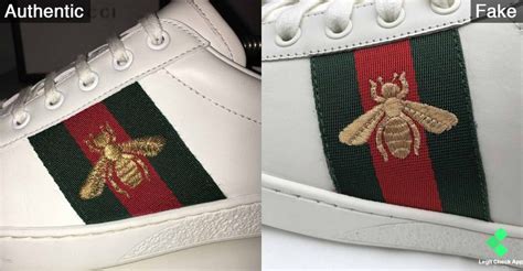 gucci bee shoes fake vs real|are gucci shoes real.